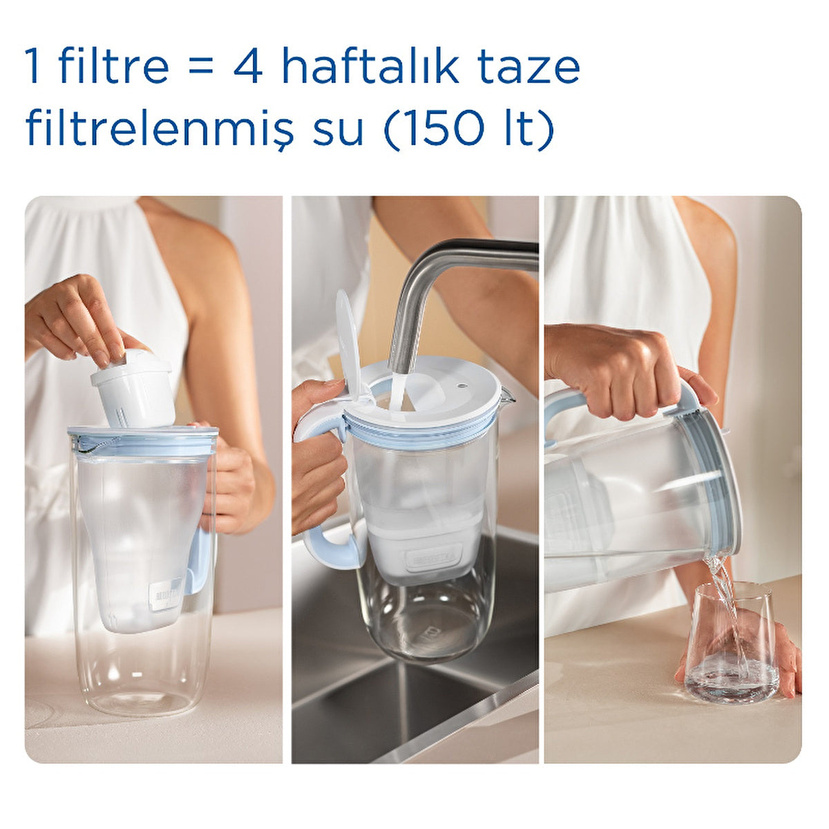 Brita Maxtra Pro All-In-1 Water Filter 3-Pack - Premium Filtration - Image 