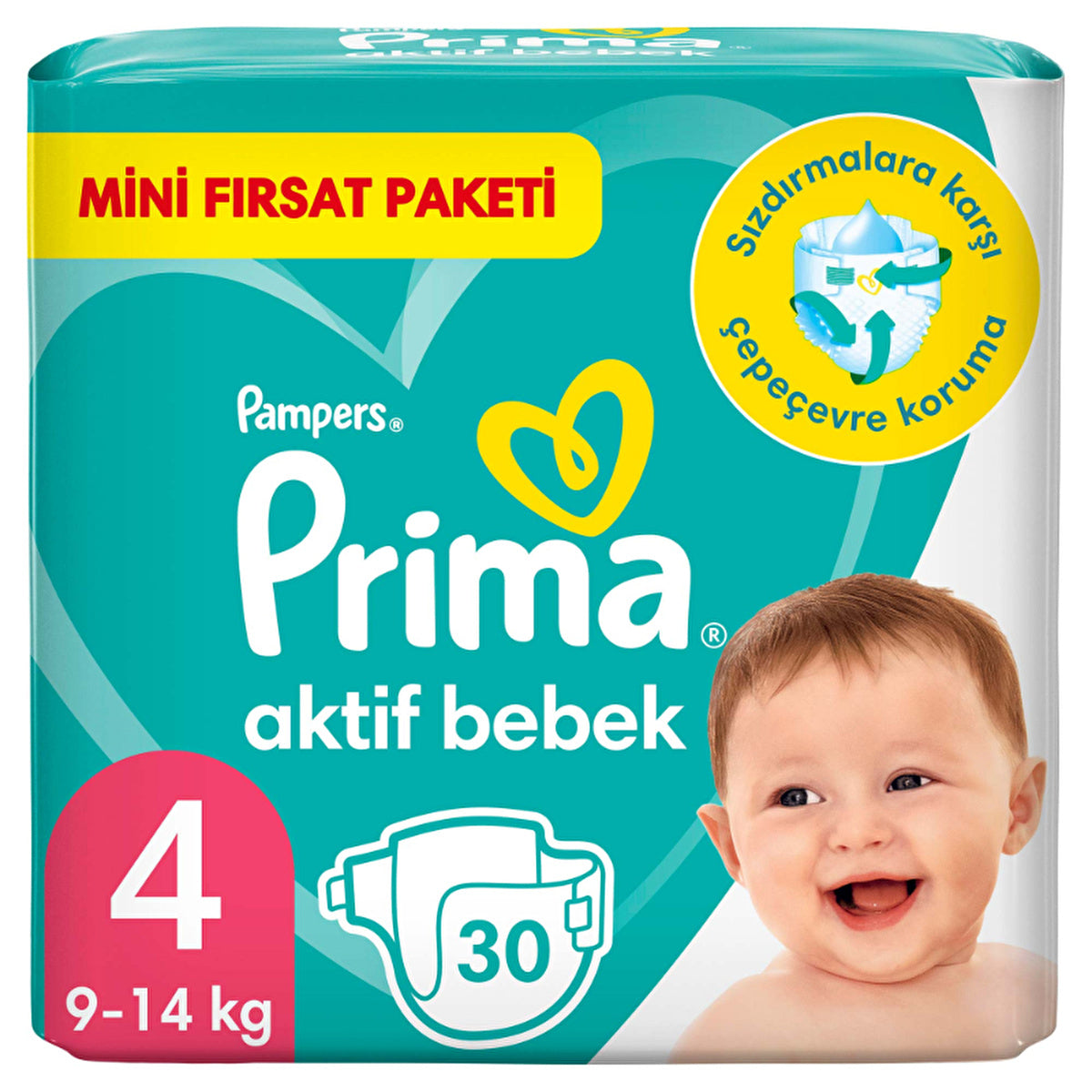 Prima Pampers Active Baby Diapers Size 4 - 30 Count | Standard Pack