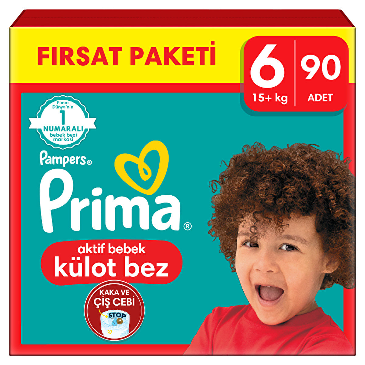 Prima Pampers Pull-Up Baby Diapers Size 6 - 90 Count | Ultra Soft