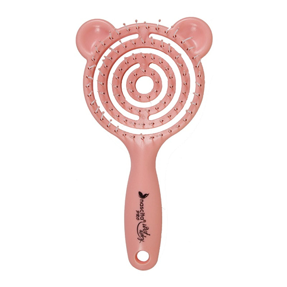 Nascita 3D Kids Hair Brush - Ergonomic Design | Orange - Image #1
