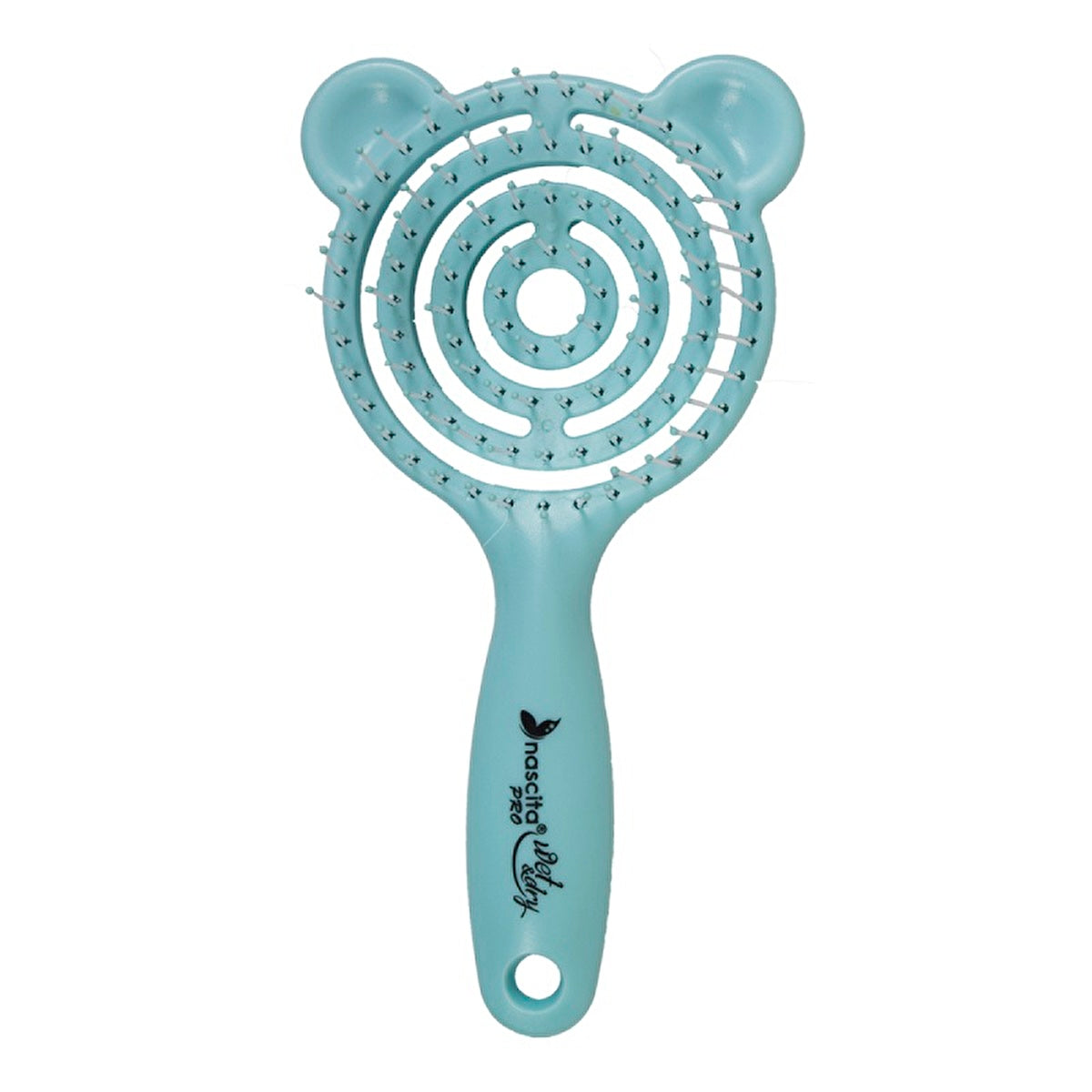 Nascita 3D Kids Hair Brush - Turquoise | Ergonomic Design