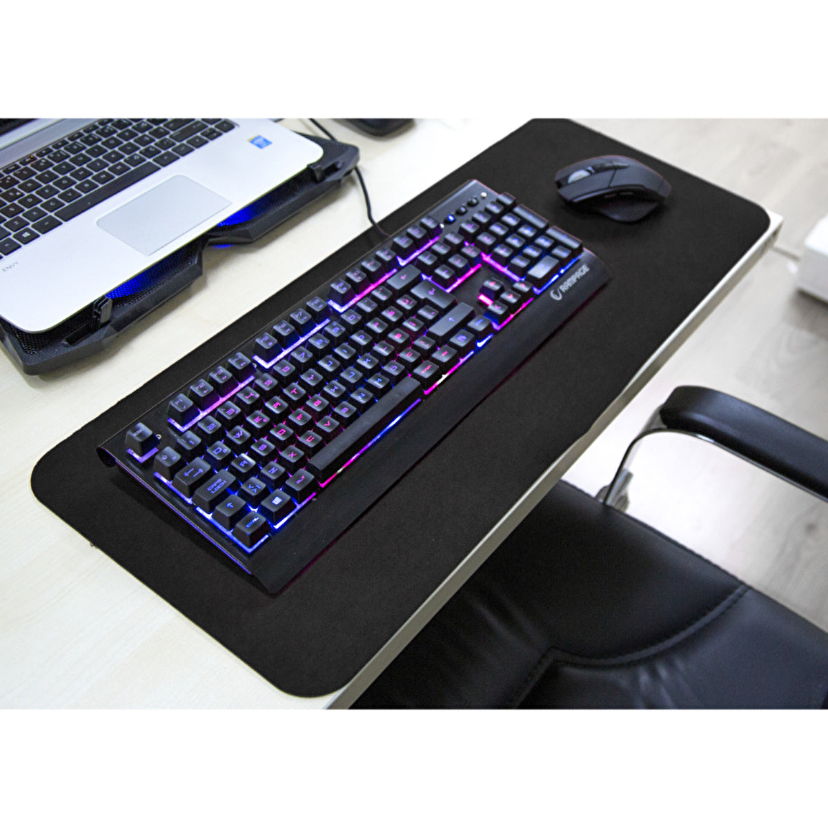 Addison Black Gaming Large Mouse Pad 300x700mm - Non-Slip Design