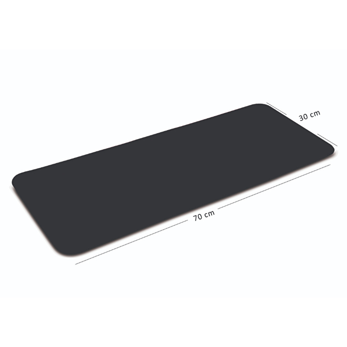 Addison Black Gaming Large Mouse Pad 300x700mm - Non-Slip Design