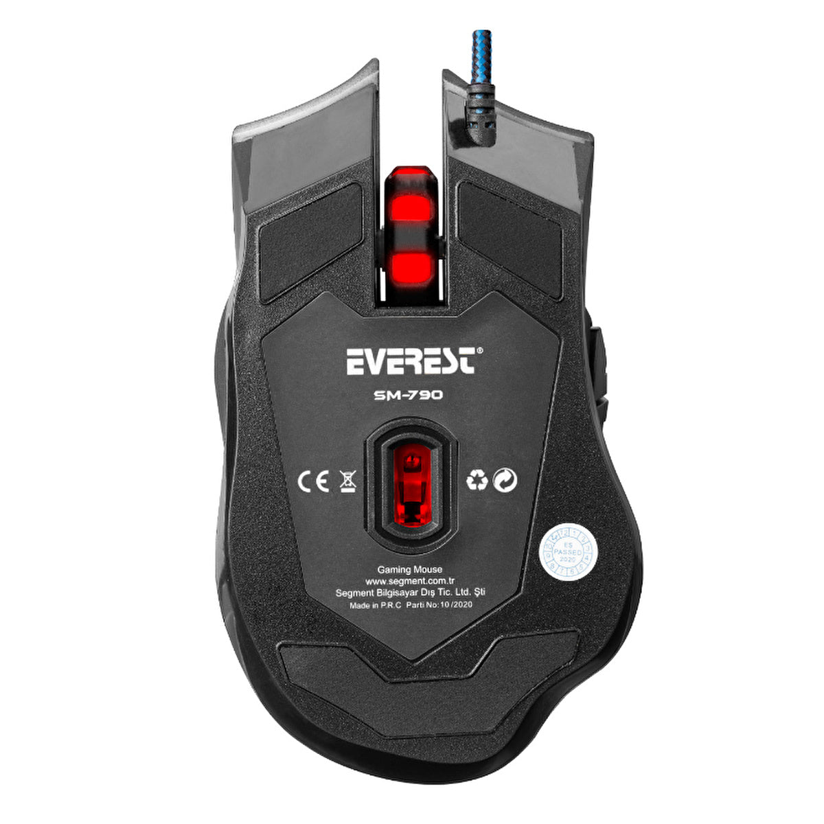 Everest Gaming Mouse SM-790 - 3200 DPI | Black Color