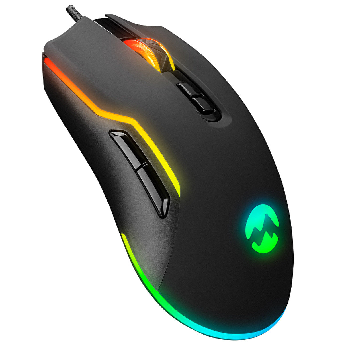 Everest USB Black Gaming Mouse SM-G14 Dusk - RGB LED Lighting