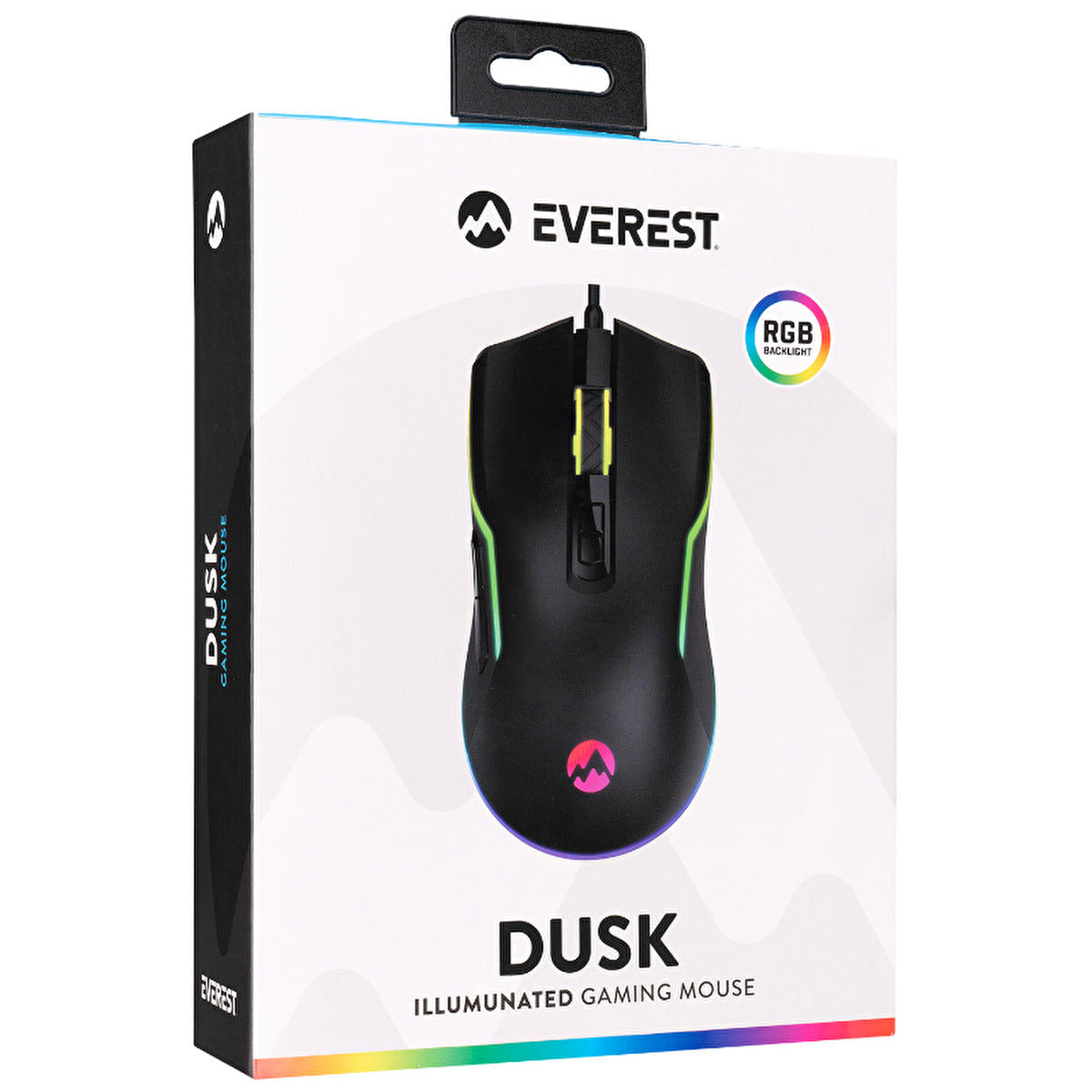 Everest USB Black Gaming Mouse SM-G14 Dusk - RGB LED Lighting