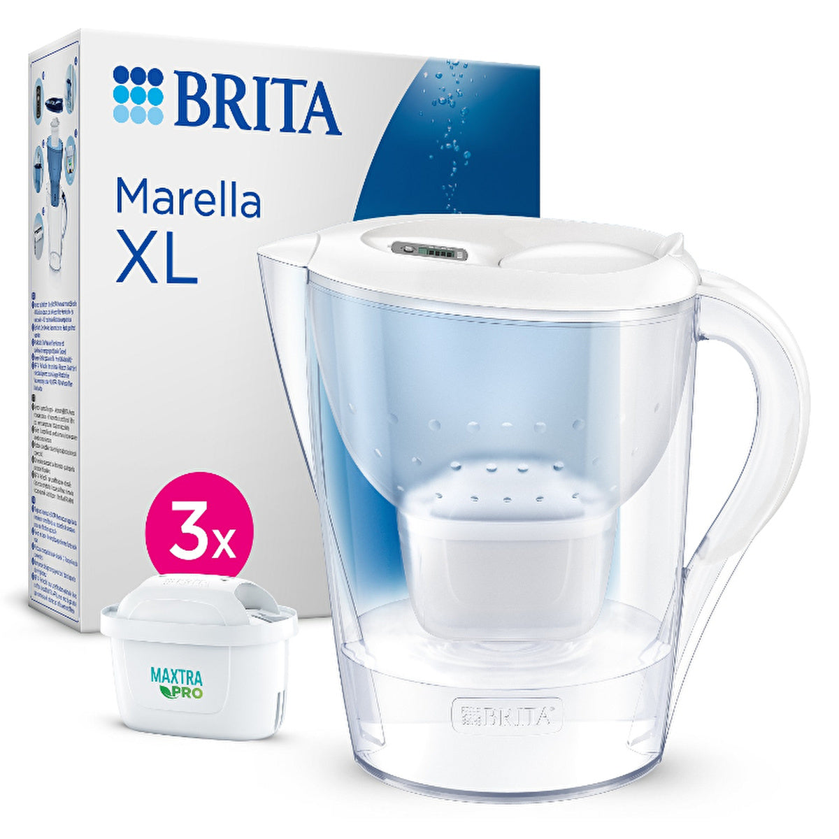 Brita Marella XL Water Pitcher - White 3.5L | Efficient Filtration - Image #6