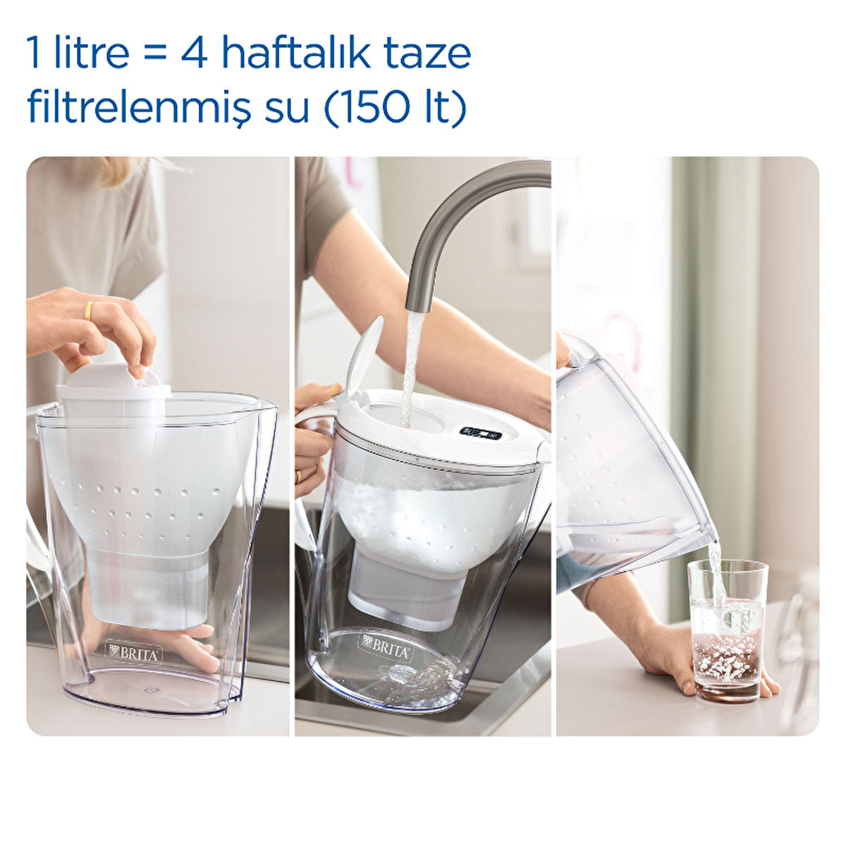 Brita Marella XL Water Pitcher - White 3.5L | Efficient Filtration - Image #2