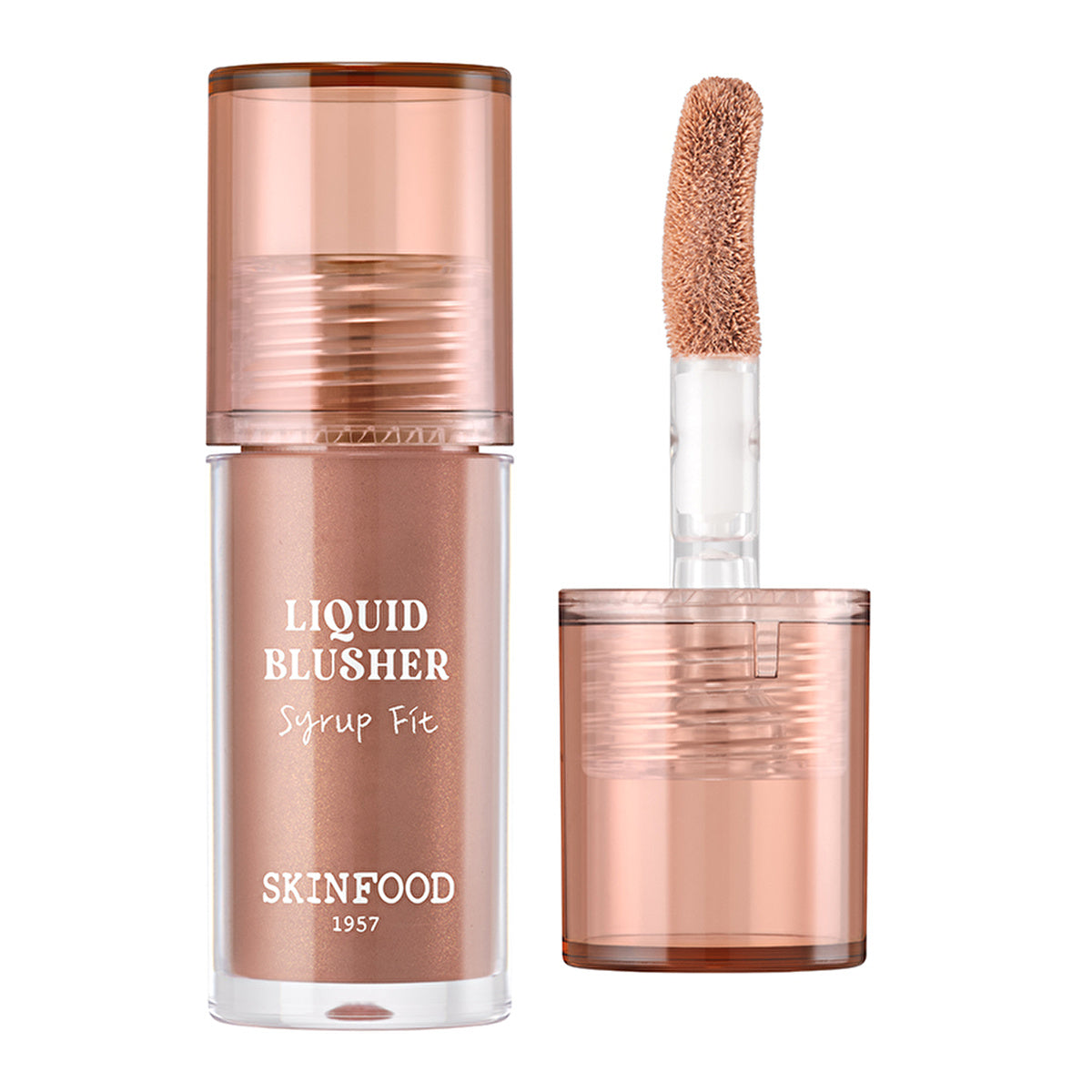 Skinfood Syrup Fit Liquid Blush 02 Hazelnut Vanilla - Natural Finish | Makeup