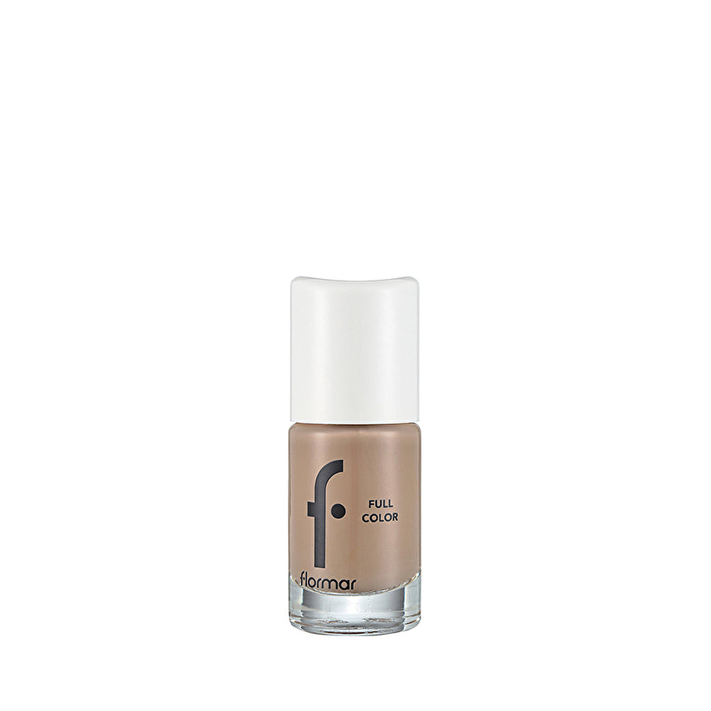 Flormar Full Color Extra Pigmented Nail Polish Go Nude - 0.5 Fl Oz | Long Lasting