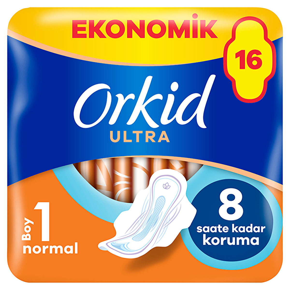 Orkid Ultra Normal Pads - 16 Count | Comfort & Protection