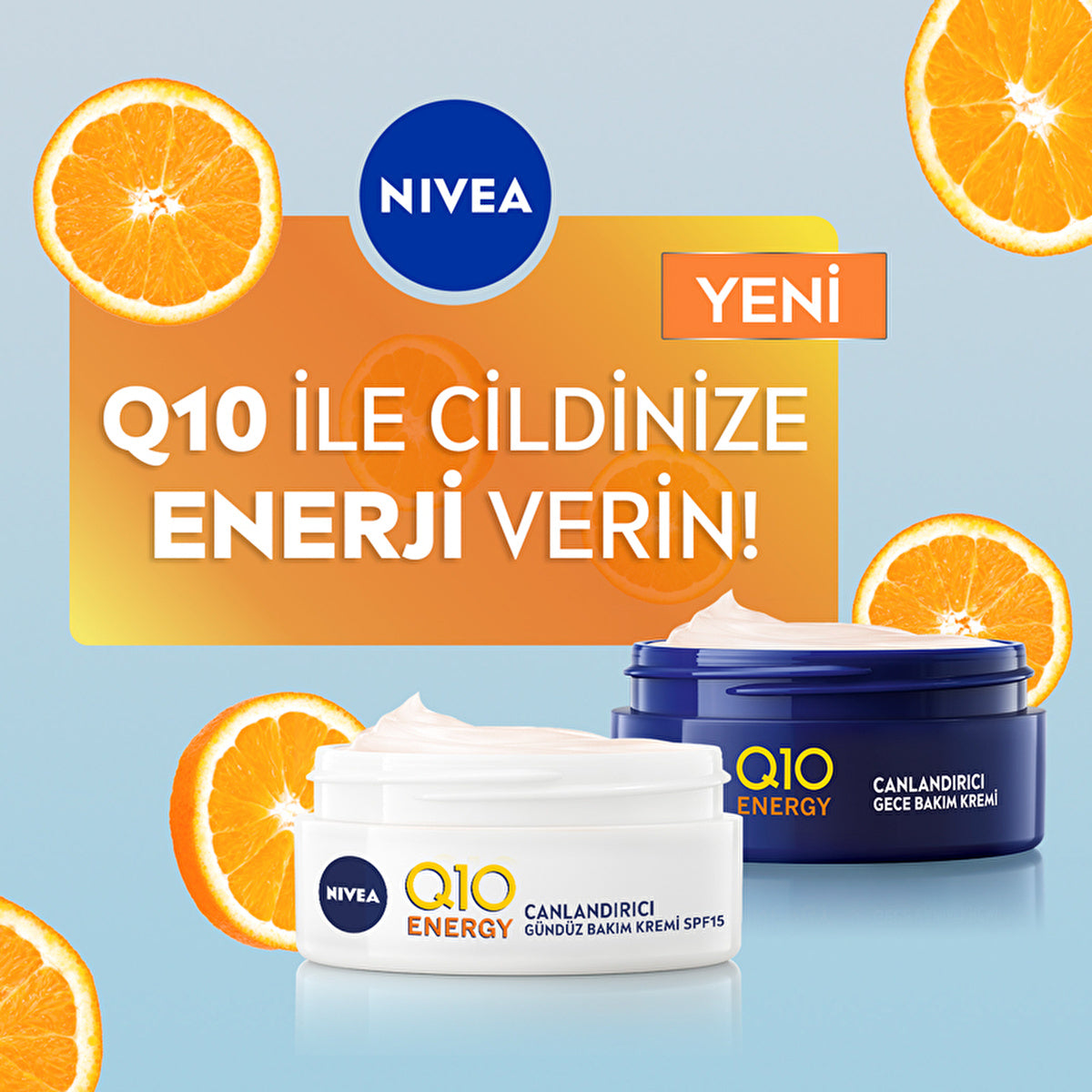 Nivea Q10 Energy Vitamin C Night Cream 50ml - Rejuvenating | Skincare - Image 