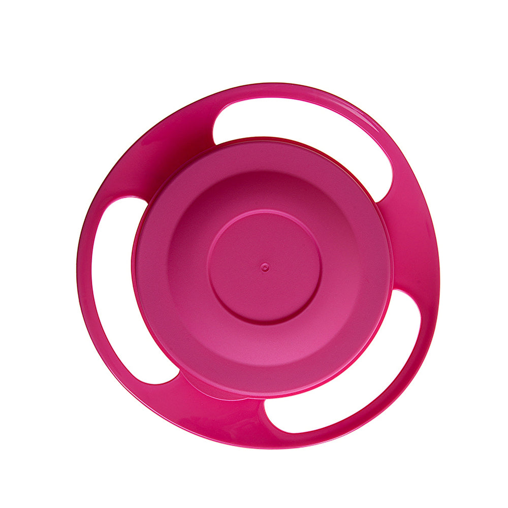 Babyjem Non-Spill Bowl Pink - 360-Degree Rotating | Baby Feeding - Image #1