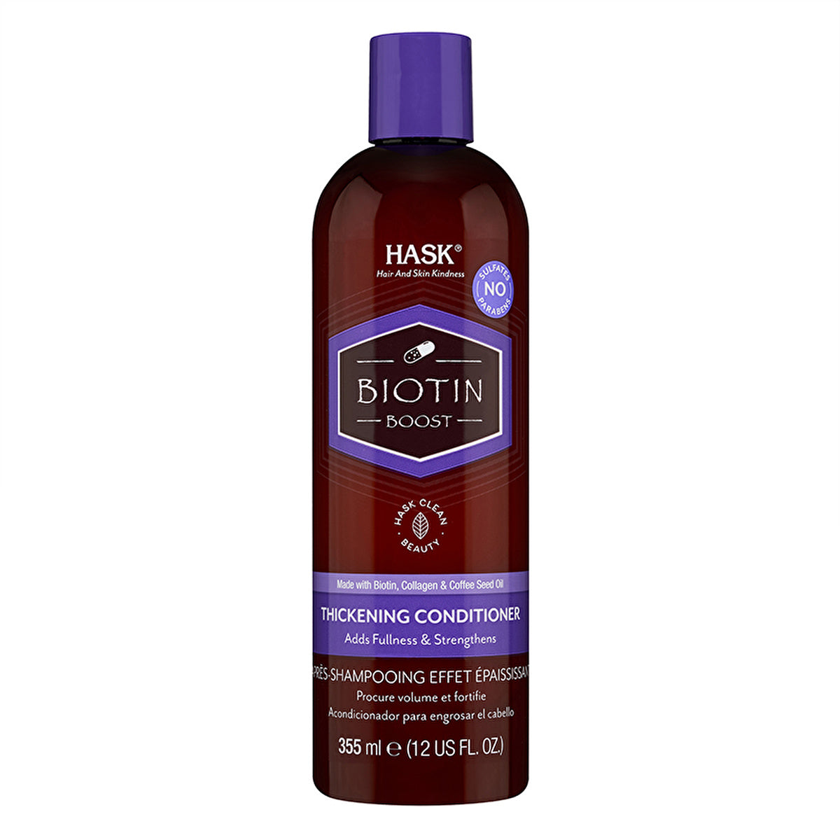 Hask Biotin Boost Volume Hair Conditioner 355ml - Thicker Hair