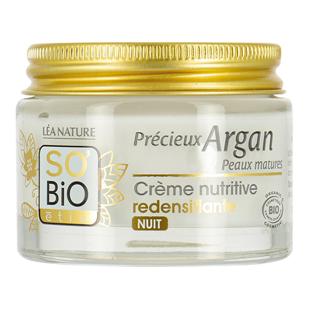 SO’BiO Argan Intensive Moisturizing Night Cream 1.7oz | Natural Formula - Image #2