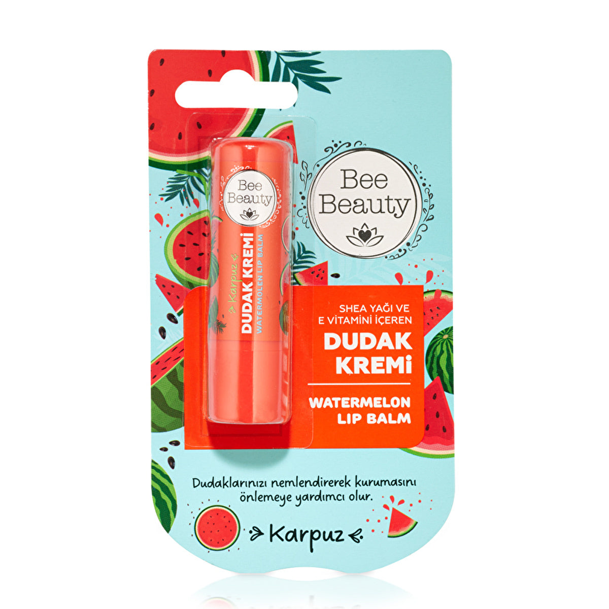 Bee Beauty Watermelon Lip Balm - Moisturizing Formula | Nourishing