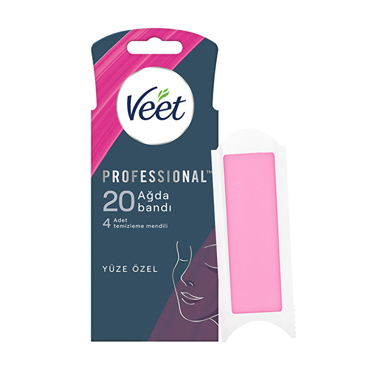 Veet Facial Wax Strips Normal Skin - 20 Count | Sensitive Areas - Image #4