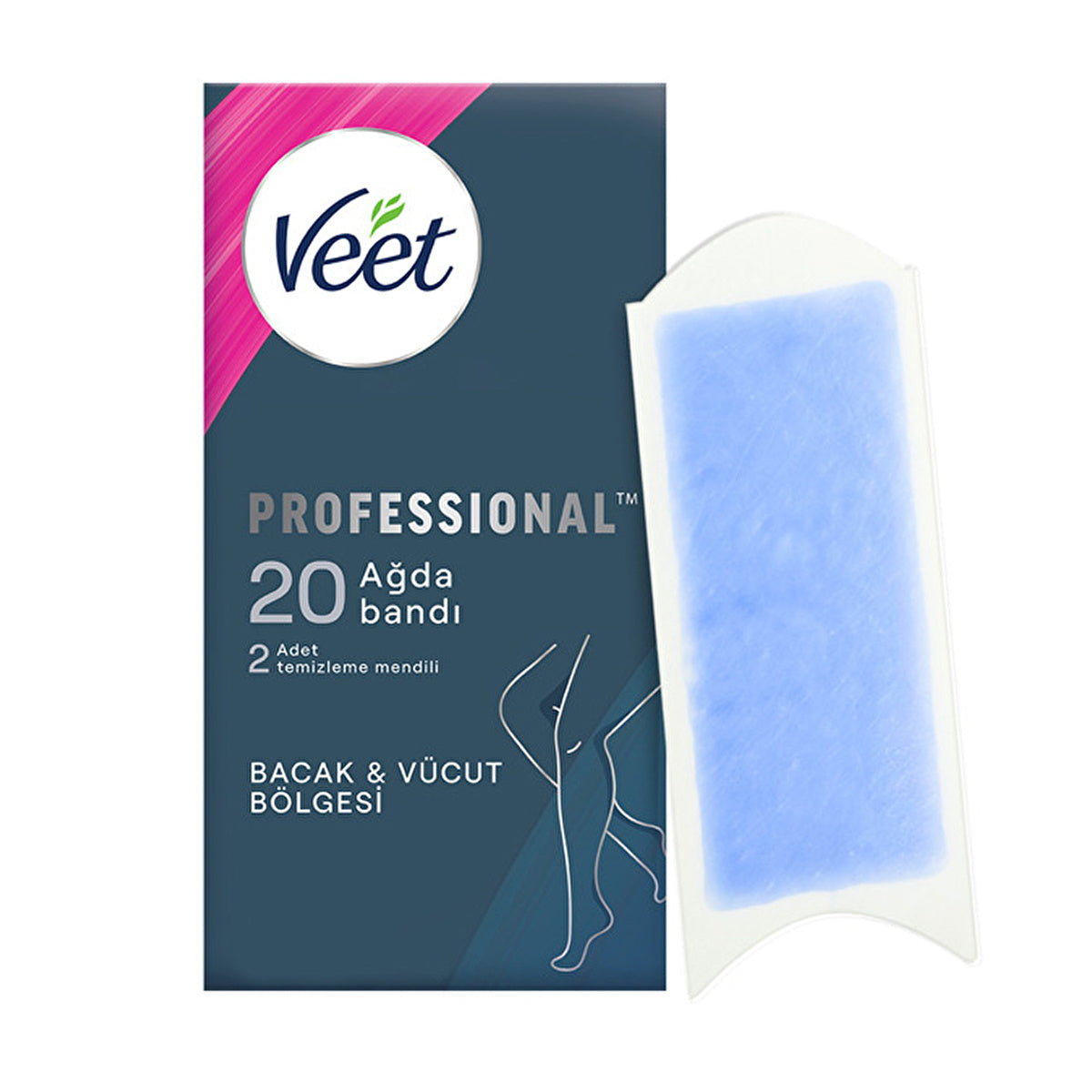 Veet Wax Strips Sensitive Skin 20 Count - Easy-Gelwax Technology | Hair Removal - Image #5