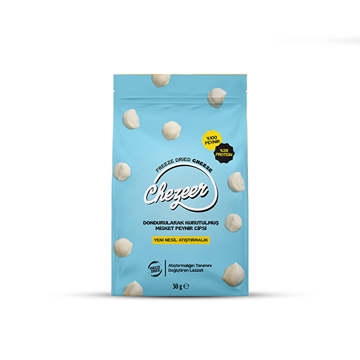 Chezeer High Protein Cheese Snack 30g - 100% Cheese | Dried Cheese