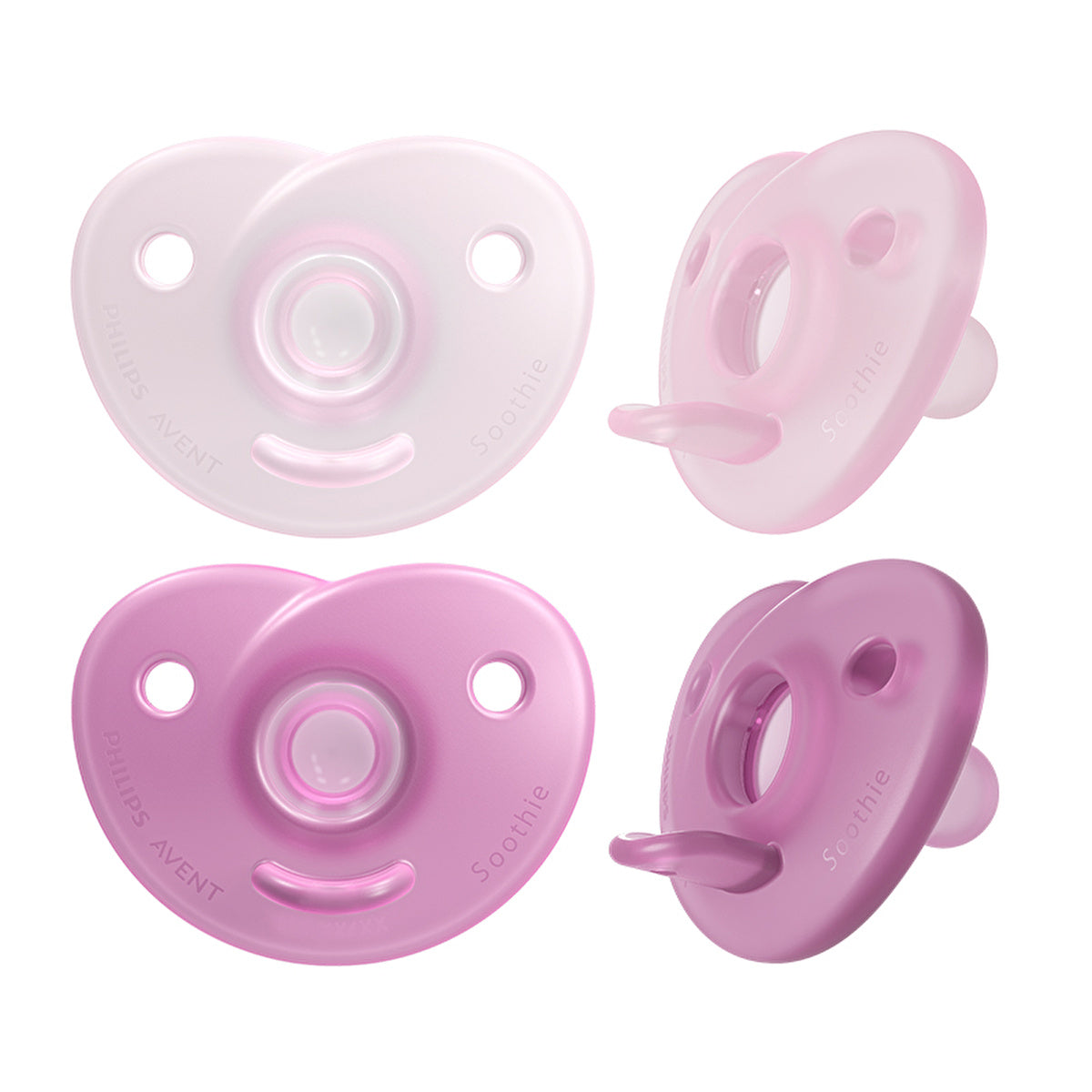 Philips Avent Soothie Pacifier Set - Girls 0-6 Months | Two Pack