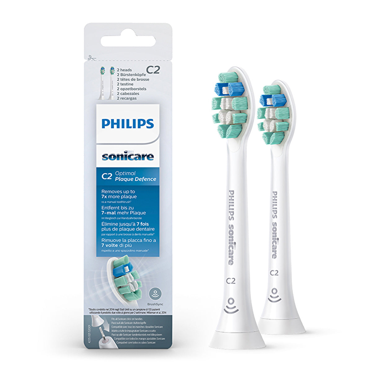 Philips Sonicare Optimal Plaque Defence Toothbrush Heads - 2 Pack | Standard Size - Image #2