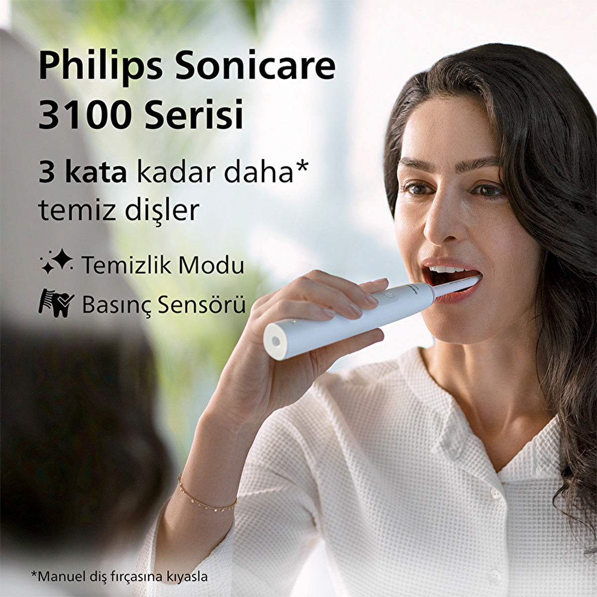 Philips Sonicare 3100 Series Sonic Toothbrush - Rechargeable | Ergonomic Design - Image #1