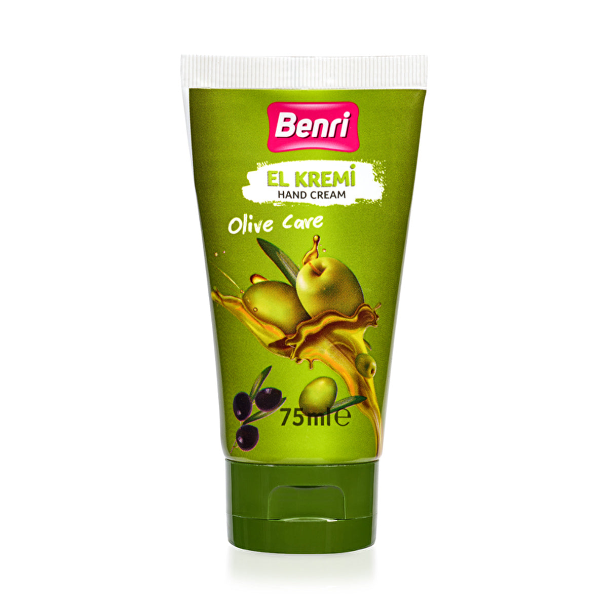 Benri Olive Care Hand Cream 75ml - Moisturizing Formula | Best for Dry Skin