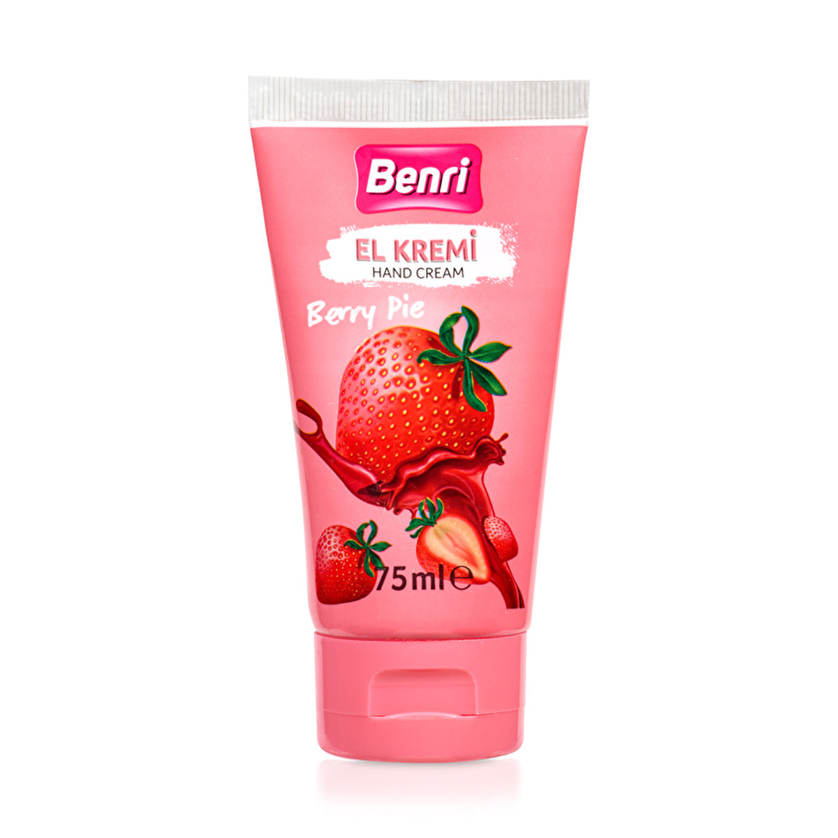 Benri Berry Pie Hand Cream 75ml - Strawberry Scent | Hydrating Formula