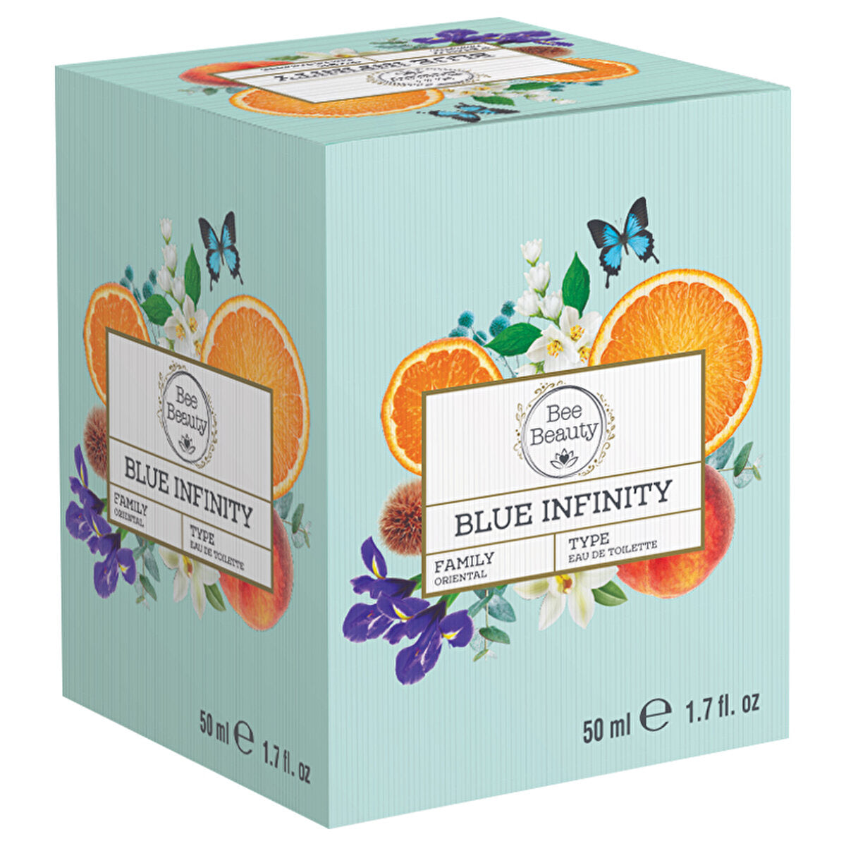 Bee Beauty Blue Infinity EDT Women's Perfume 50ml - Floral & Fruity - Image #2