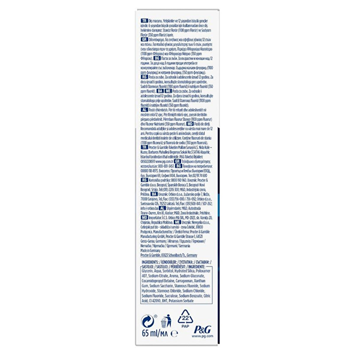 Oral-B Pro-Science Clinical Densify Toothpaste 65ml - Cavity Protection - Image #5