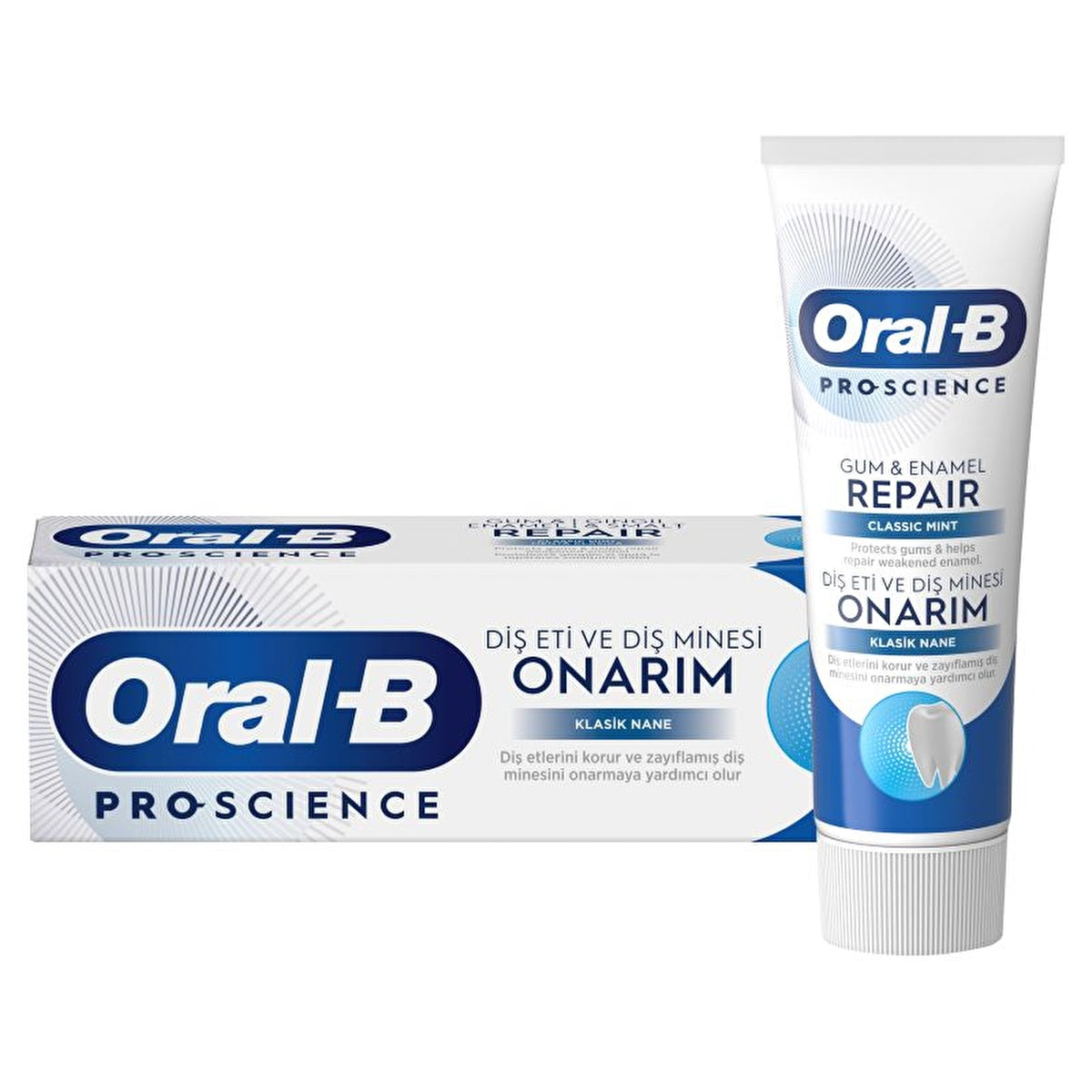 Oral-B Pro-Science Gum & Enamel Repair Classic Mint Toothpaste 75ml | Daily Use - Image #3