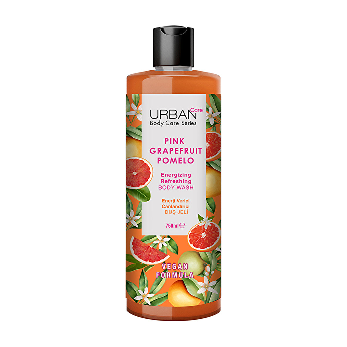 Urban Care Pink Grapefruit &amp; Pomelo Shower Gel 25.4 Fl Oz - Moisturizing Formula - Image 