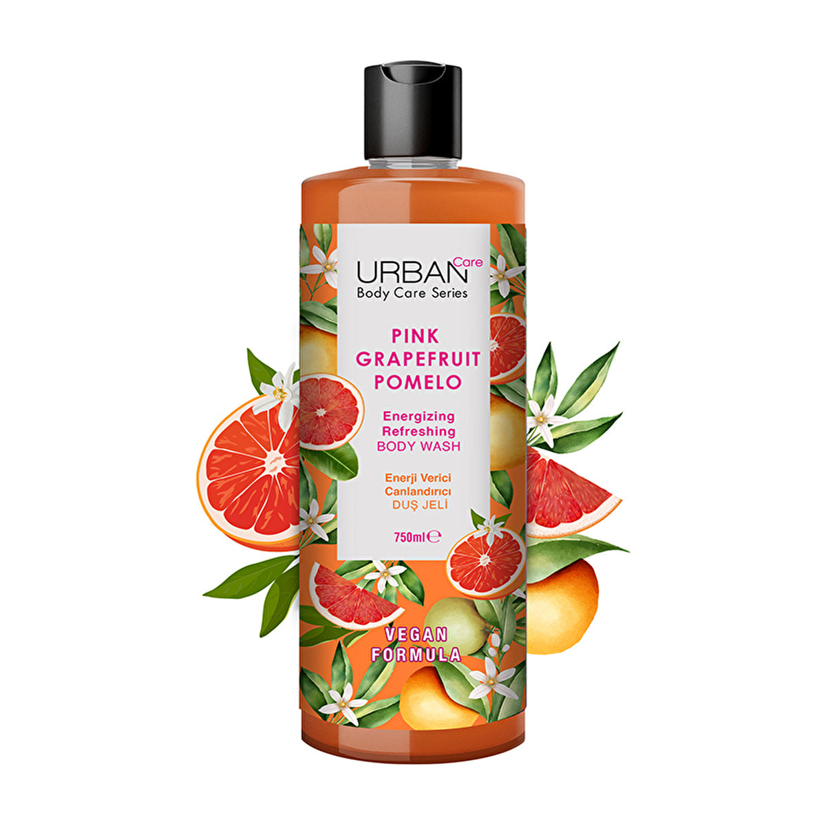 Urban Care Pink Grapefruit & Pomelo Shower Gel 25.4 Fl Oz - Moisturizing Formula - Image #6