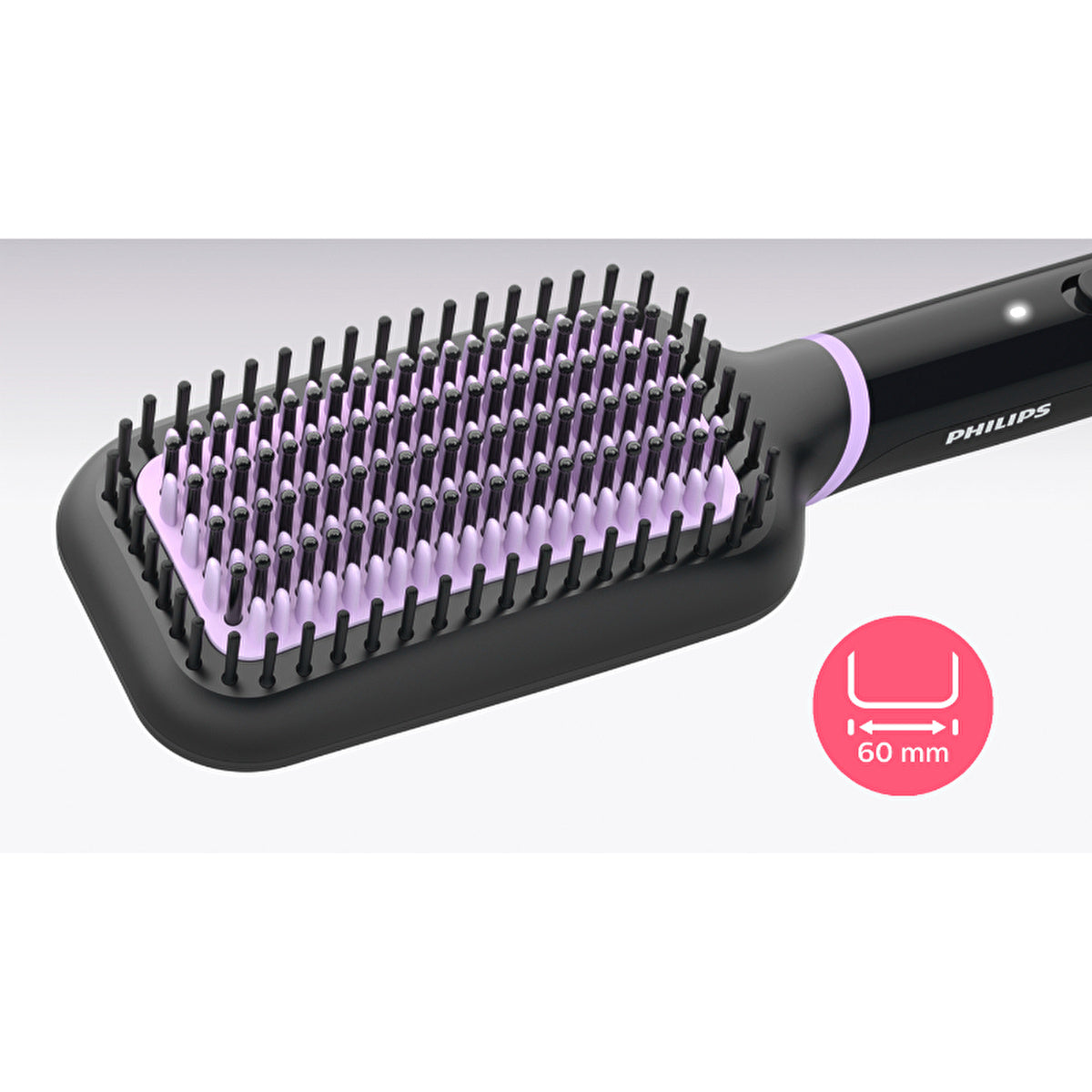 Philips StyleCare Essential Heated Straightening Brush BHH880/00 | 2 Heat Settings - Image #6