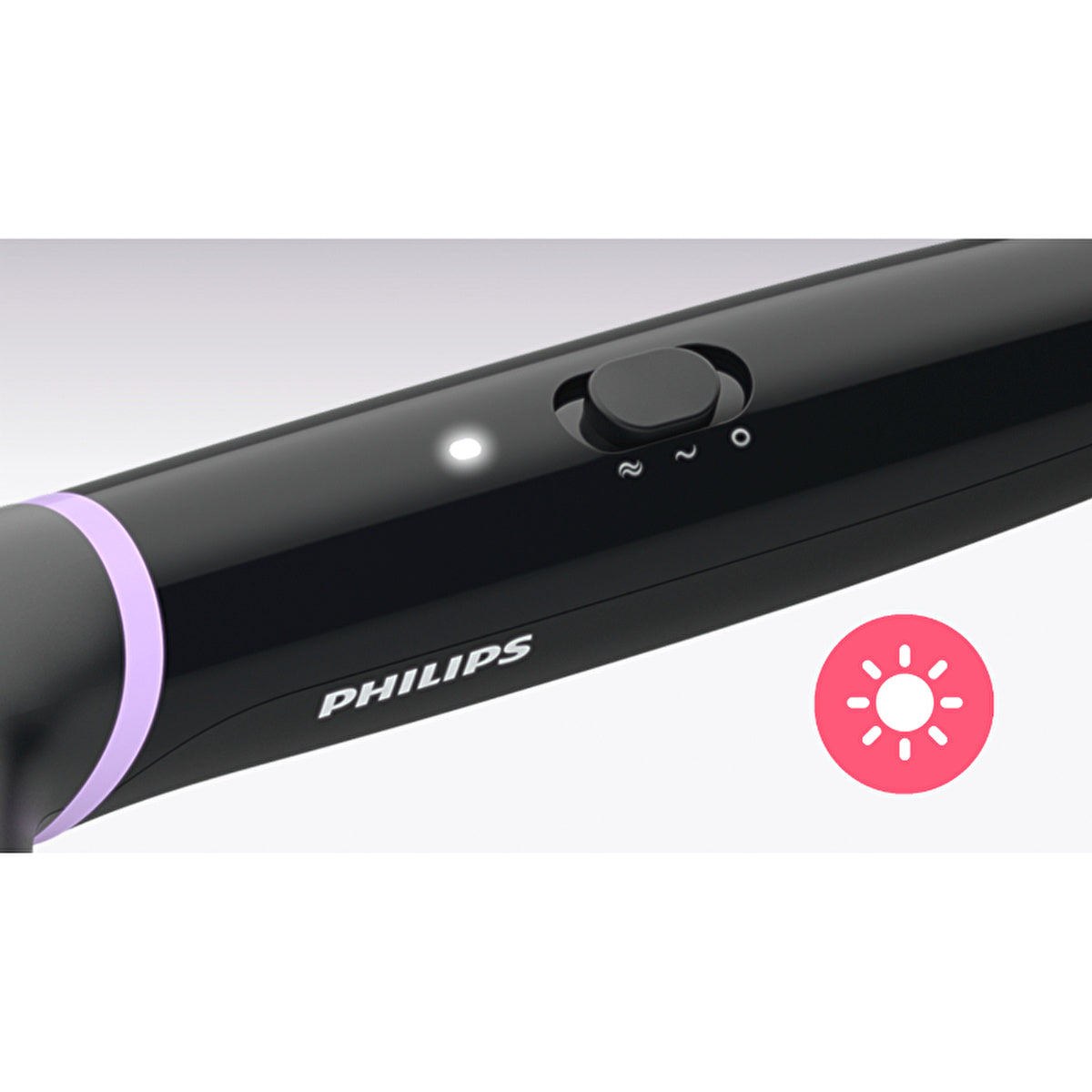 Philips StyleCare Essential Heated Straightening Brush BHH880/00 | 2 Heat Settings - Image #3