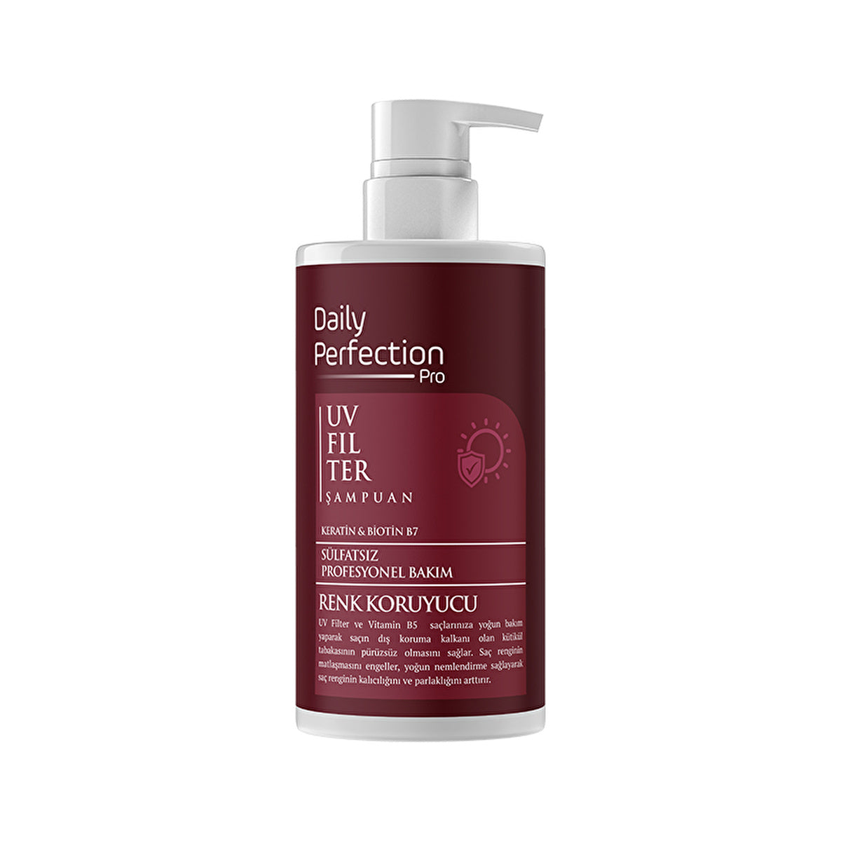 Daily Perfection Pro UV Filter Shampoo 450ml - Deep Conditioning | Hydrating - Image #1