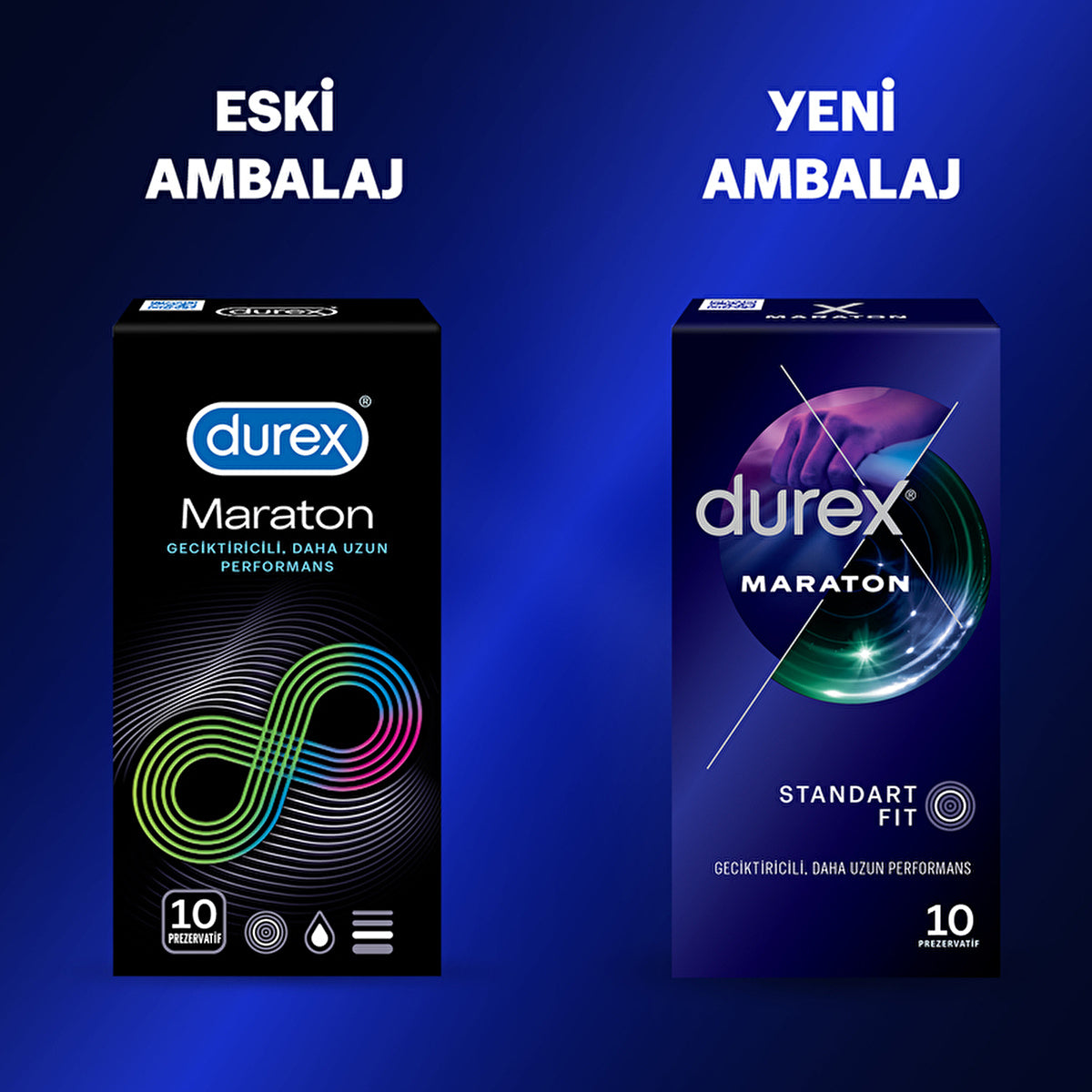 Durex Marathon Condoms 10 Pack - Delay Lubricant | Natural Latex