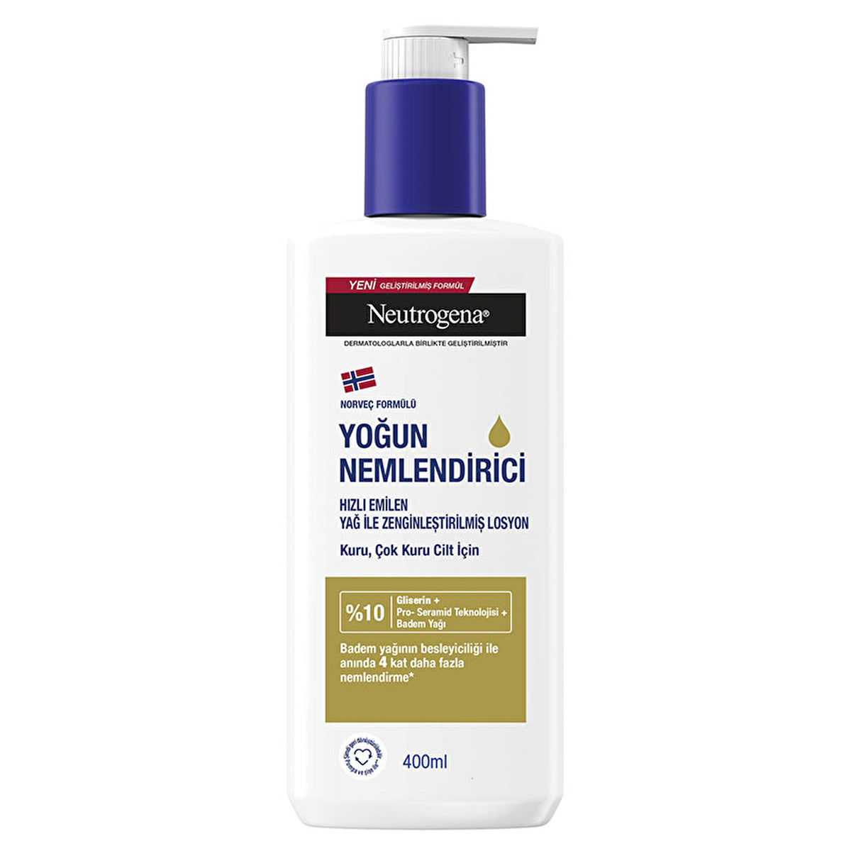 Neutrogena Body Lotion Enriched With Oil 400ml - Deep Hydration | Moisturizing - Image #1