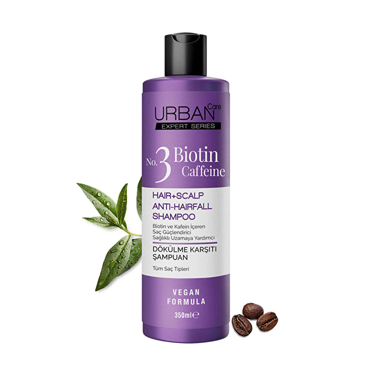 Urban Care Expert Biotin & Caffeine Hair Loss Shampoo 12oz