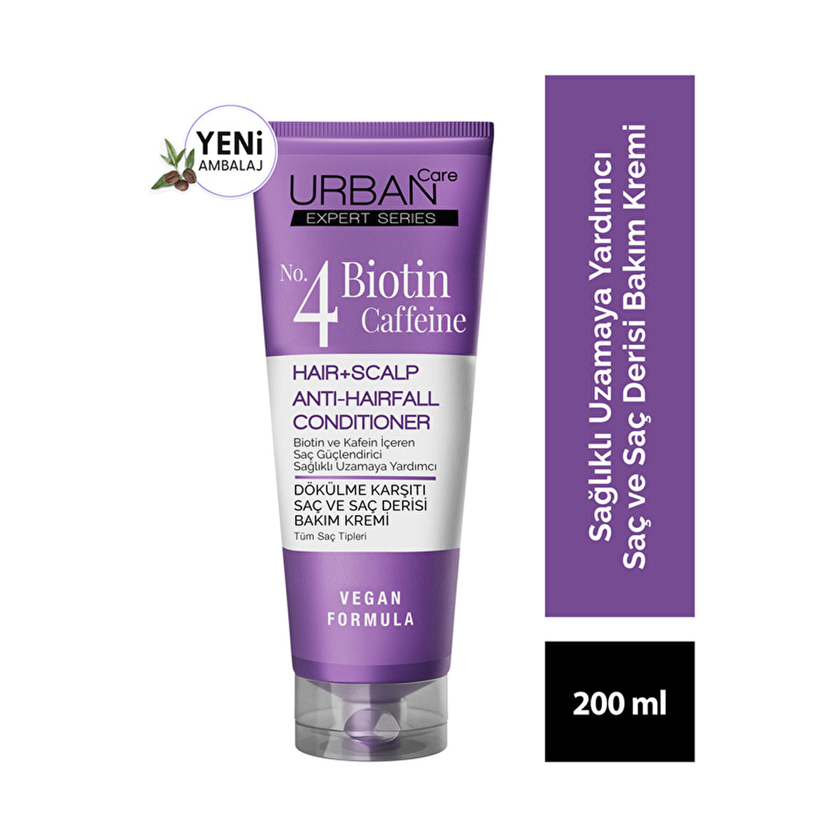 Urban Care Biotin &amp; Caffeine Hair and Scalp Cream 200ml | Nourishing Treatment