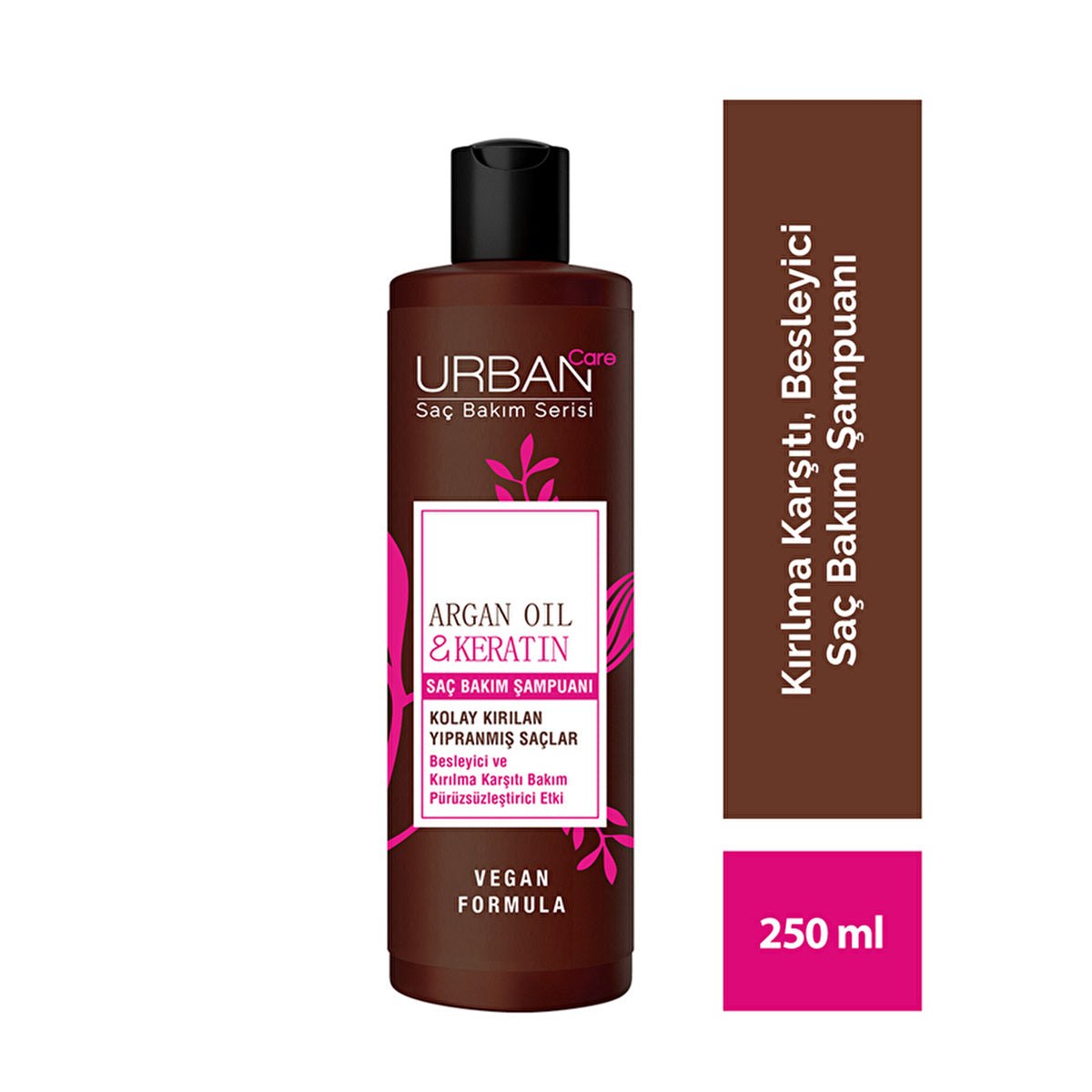 Urban Care Argan Oil & Keratin Shampoo 8.5 Fl Oz - Nourishing Formula - Image #2