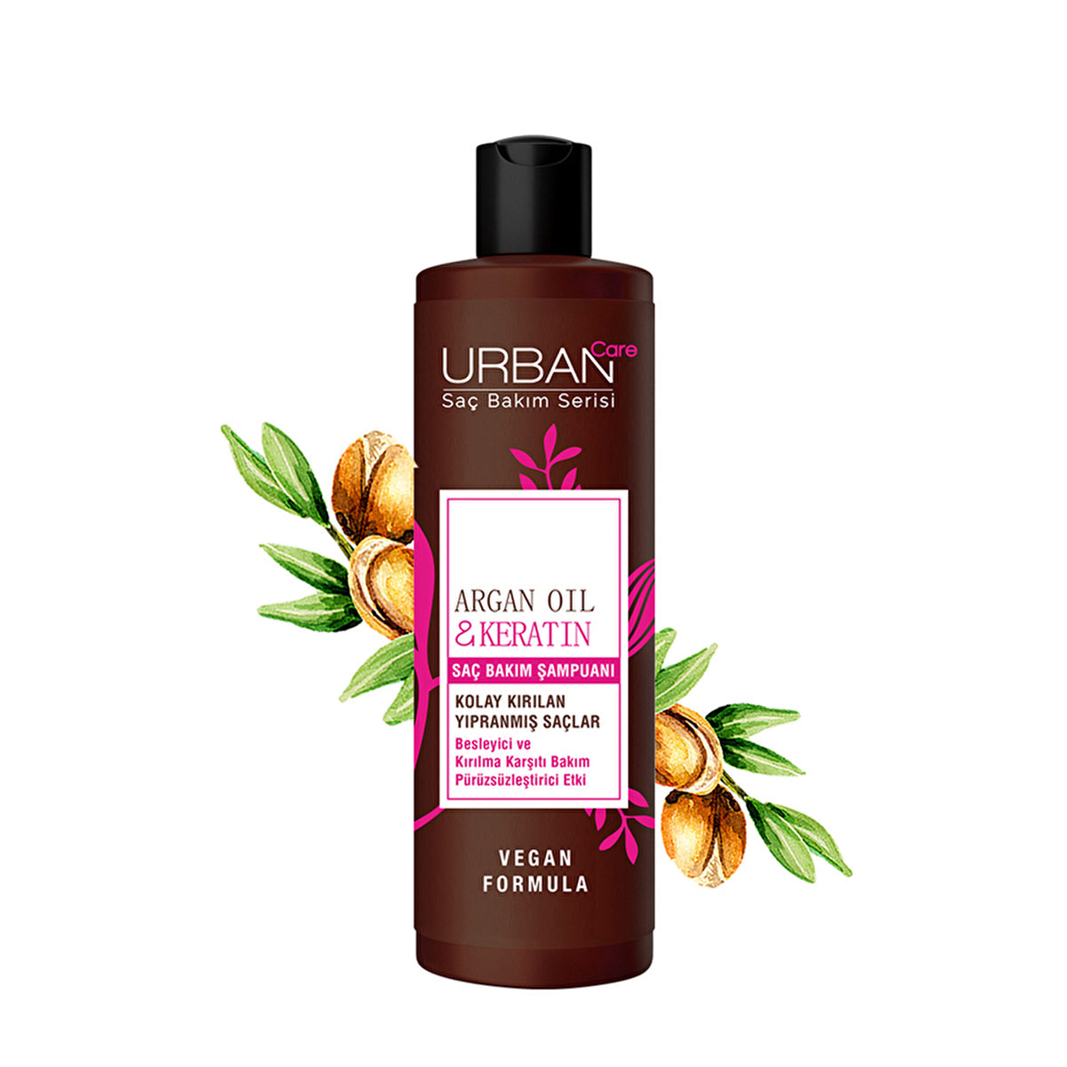 Urban Care Argan Oil & Keratin Shampoo 8.5 Fl Oz - Nourishing Formula - Image #3