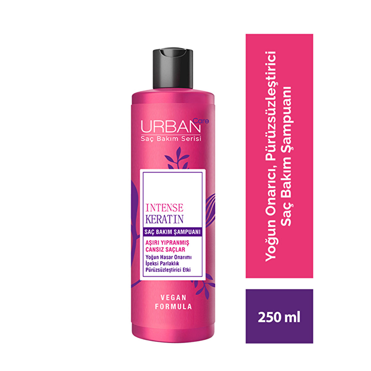 Urban Care Intense Shampoo 250ml - Nourishing Formula | Vegan