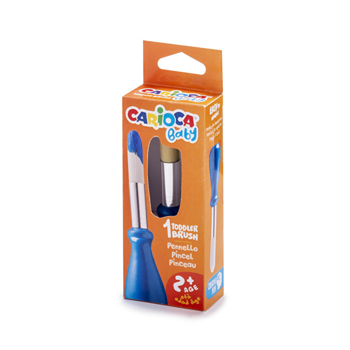 Carioca Jumbo Baby Paint Brush for Kids 2+ Years | Easy Grip - Image #1