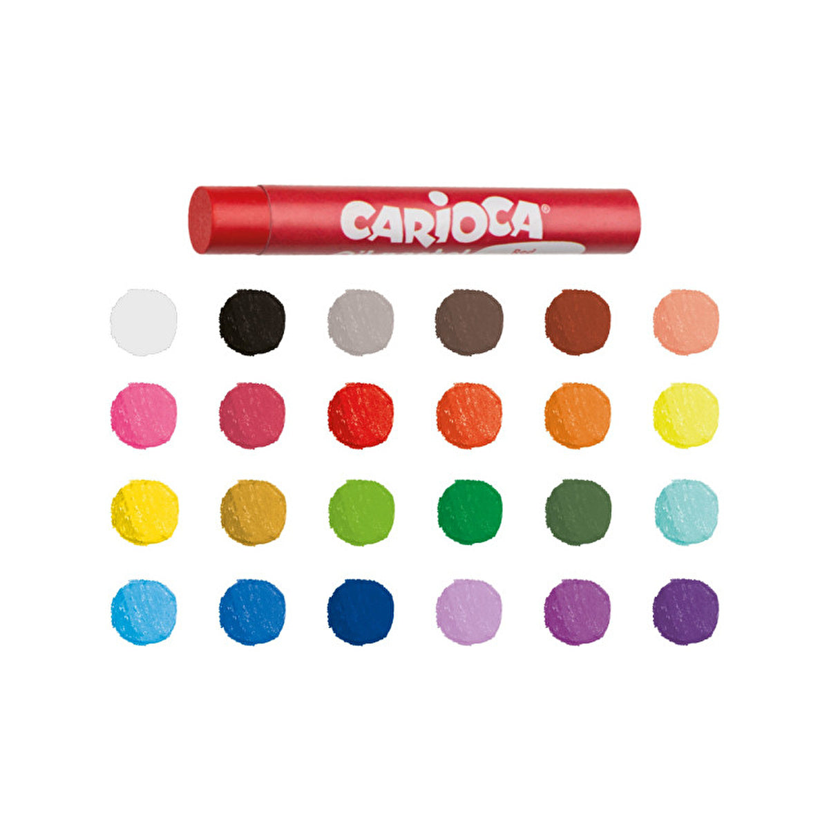 Carioca Oil Pastel Crayons 24 Pack - Vibrant Colors | Art Supplies - Image #1