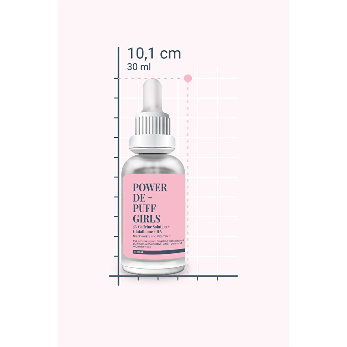 De Puff Girls Eye Serum - Caffeine & Glutathione Solution 30ml | Anti-Aging