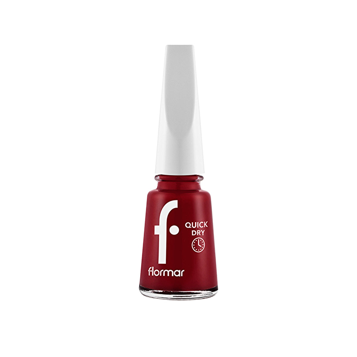 Flormar Quick Dry Nail Polish 006 Fiery Red - Intense Pigmentation | Long-Lasting - Image #2