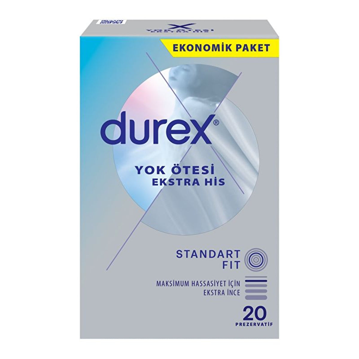 Durex Extra Sensitive Latex Condoms 20 Pack - Ultra Thin | Safe & Comfortable