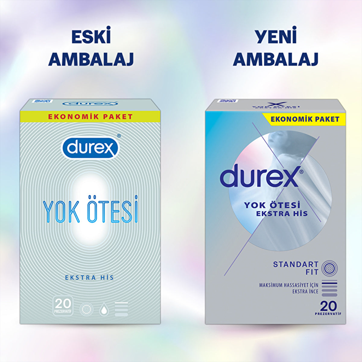 Durex Extra Sensitive Latex Condoms 20 Pack - Ultra Thin | Safe & Comfortable