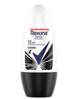 Rexona Invisible Black & White Women Roll-On Deodorant 50ml | 72 Hour Protection